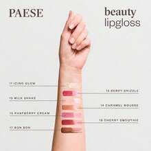 لمعان الشفاه Paese Beauty 11 Icing Glow 4.5 مل - لمعان الشفاه، تركيبة محسنة - Happy Tears - مشاهدة 5