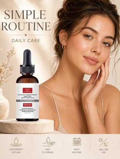 Facial Moisturizing Essence Can Be Gently Applied To The Face Daily To Improve The Appearance And Texture Of The Skin, Leaving It Smooth And Supple