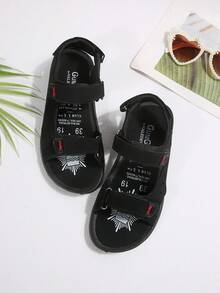 Women Cutout Slide Sandals, Minimalist Slip On Flat Mules, Casual Daily Summer Beach Slippers - Black - View 6