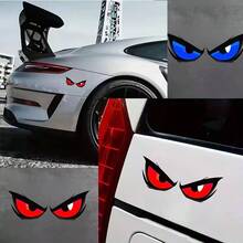 1對怪獸眼睛貼紙，適用於汽車、摩托車、窗戶、光滑牆面、瓶子、電腦，耐刮耐用 - 1pc - 查看 5