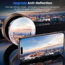 3pcs/Set Camera Lens Protector Film For IPhone 17 Pro/17 Pro Max, Tempered Metal Glass Camera Cover, Ultra Clear Anti-Scratch Anti-Shatter Lens Protector Film, Anti-Fingerprint Camera Protection Accessory - Brown - View 6