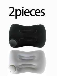 1/2/3pcs Set Portable Inflatable Pillow For Outdoor Napping, Travel, Camping, Office Rest, Suitable For Men And Women, Holiday Gift, Outdoor Essential Accessory, Festival Must-Have - Multicolor - View 11