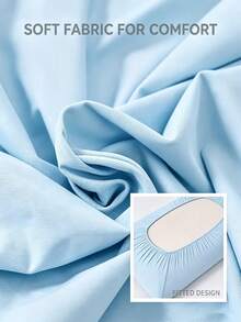2pcs/Set Sarung Bantal Perjalanan Pendingin, Sarung Bantal Kain Non-Woven Bernapas dan Menutupi Seluruh Permukaan, Anti-Selip di Semua Sisi, Lembut dan Ramah Kulit, Mudah Dipasang, Sarung Bantal Warna Polos, Cocok untuk Hotel, Homestay, Berkemah, dan Perlengkapan Perjalanan - MultiWarna - View 3