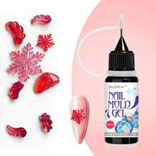 10G/3D Gel para Unhas - Gel de Modelagem de Arte de Unhas, Adequado para Design de Unhas DIY Arte de Unhas para Outono Inverno Verão Primavera, Usado para Pintura, Moldagem, Escultura e Decoração de Unhas de Halloween - Multicolorido - Visão 29