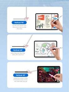 1pc Universal Capacitive Stylus Pen, Suitable For Phones And Tablets, Active Capacitive Stylus, Compatible With Android And Apple Devices, Precise Touch, Smooth Writing, High-End Capacitive Stylus (Not Compatible With Resistive Screen And Electromagnetic Screen Tablets) - Multicolor - View 8