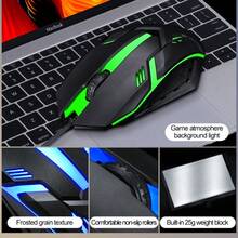 T-WOLF Steampunk Keyboard And Mouse Set USB Illuminated Gaming Retro Round Keycap Keyboard Wired Illuminated Mouse 104-Key Wired Gaming Keyboard And Mouse - View 6