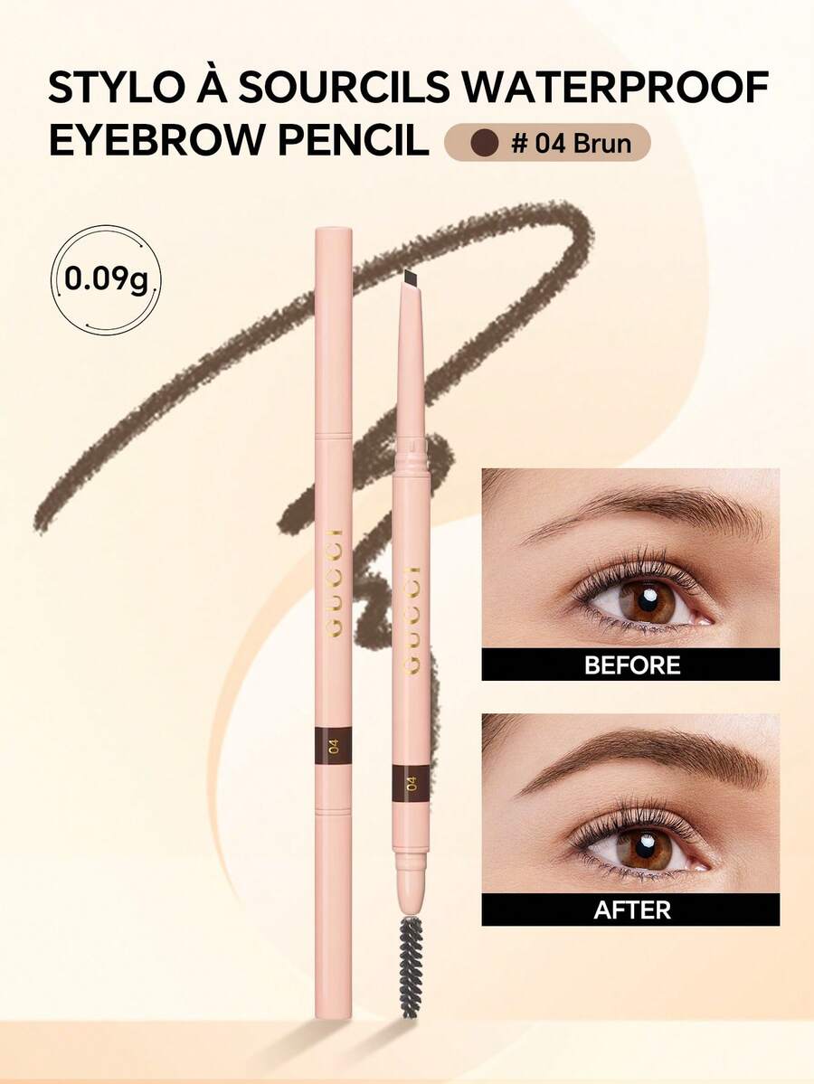 Pensil Alis Tahan Air Gucci 0,09g - Berat Bersih 0,003 O.Z. - Pensil Alis Tahan Air Sourcils - 04 - Cokelat - 0,09g - View 1