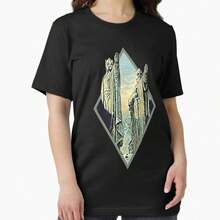 Women T-Shirts - 黑色 - 查看 1
