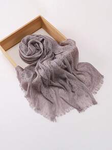 1PC Printed Polka Dot Scarf Shawls And Wraps Blanket Neckscarf Soft Lightweight Daily Fashion Casual Evening Dresses Party Travel Office Wedding Gift - Multicolor - View 16