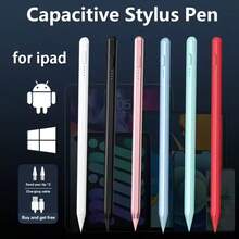 Kompatibel dengan iPad/Android/Stylus - Pengisian Cepat Apple Pencil, Stylus Kapasitif Presisi Tinggi, Kompatibel dengan iOS, Tablet Kindle, Termasuk Ujung Pengganti dan Kabel Pengisian Daya, Kapasitas Baterai 90mAh - MultiWarna - View 2