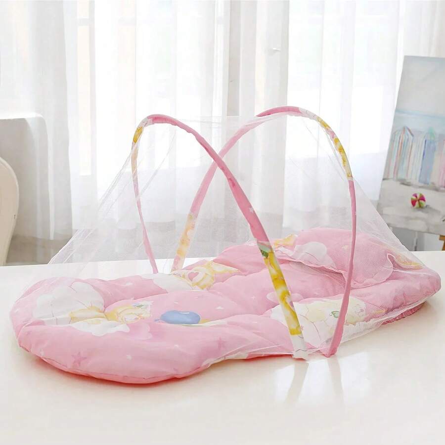 Baby Crib Netting & Accessories - Rose Red - View 1