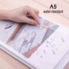1/10/20pcs A5 Transparent Folders With Snap Closure - Waterproof Document Bags, Travel Storage, School Subject Organization, Homework & Meeting Folders, Secure Storage For Important Documents, Multi-Purpose - Multiple Styles - View 5