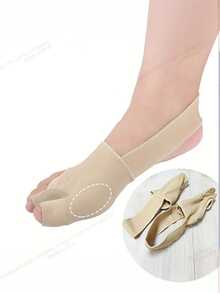 2pcs Comfortable & Durable Toe Separator Socks, Perfect For Foot Care, Day & Night Use, Suitable For Men & Women, Foot Care Socks, Durable Footwear - A - View 2