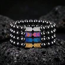 Unisex Magnetic Therapy Slim Bracelet For Immune Support, Arthritis And Carpal Tunnel Syndrome Pain Relief, Promotes Blood Circulation - Multicolor - View 3