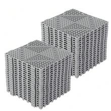 Techigher 50 Pack Interlocking PVC Floor Tiles 30x30cm, Non-Slip Drainage Tiles With Click System, Waterproof Modular Decking Tiles For Garage, Patio, Pool, Garden, Balcony - Multicolor - View 10