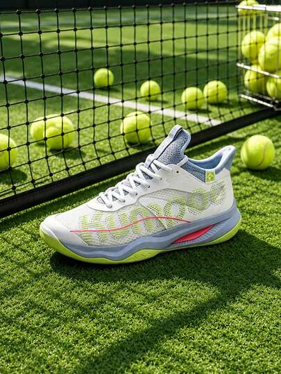 KUMPOO Zapatos de Entrenamiento Profesional para Hombres de Caña Baja/Antideslizantes & Absorción de Impactos/Ligeros y Transpirables Zapatos Deportivos para Partidos de Bádminton/KH-G826