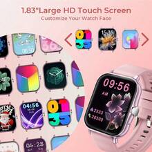 Children's Smart Watch 1.83 Inch HD Touch Screen | Clear And Smooth Two-Way Bluetooth Calling | Multiple Personalized Watch Faces For Free Switching | Incoming Call And Message Sync Notification | Perfect Gift For Parties And Holidays, Versatile For Boys And Girls - Multicolor - View 8