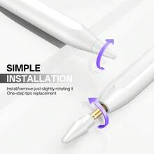 Replacement And Modification Nib Set For Apple Pencil, 6-Piece New Set Compatible With Pencil Pro/1st Gen/2nd Gen, Replaceable Paperless Hybrid Writing And Drawing 6-Nib Combination Kit - Multicolor - View 8