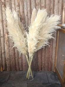 5/10/20 Stücke künstliches Pampasgras Dekor 22 Zoll kleiner künstlicher Schilf-Federstrauß, braunes Pampasgras Dekoration im Boho-Stil Raum Blumendekoration Hochzeit Vase Kranz Dekoration, Schlafzimmer Dekoration, Boho Hochzeit Dekoration, Bodendekoration, Zeremonie Hintergrund künstlicher Strauß, Muttertagsgeschenk, Geburtstags-Jahrestagsgeschenk, DIY Kranz Dekoration - Braun - Übersicht 4