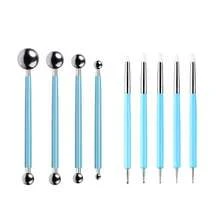 18/13/9/4Pcs Clay Sculpting Tools Set Double Ended Ball Stylus Silicone Tips,Pointed Tips Stainless Steel For Pottery Cake Decorating - Multicolor - View 11