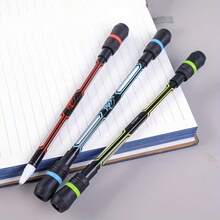 3pcs (Random Color) Cool Rotating Pens, Flexible Hand Training, Anti-Drop Anti-Slip With Writing Function - Balance Rotating Pencils/0.5mm Lead - Rectangle - View 9