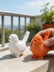 1/3/5pcs 3D Printed Creative Water Bird Whistle, Colorful Bird Shape, Makes Bird Sound When Water Added, Party Atmosphere Maker, Festival Small Gift, Decoration - Multicolor - View 2