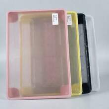 MacBook Neo 13 2026 新色半透明 PC 筆電保護殼，防指紋硬殼，附 1 張 DIY 貼紙，適用 MacBook Neo A18 Pro 型號 A3404，柑橘黃 TPU 保護套 - 查看 4
