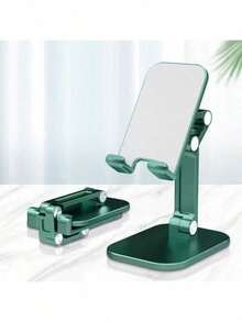 1pc Desktop Phone Stand, Portable, Height Adjustable & Foldable, Universal For Phone And Tablet - A - View 3