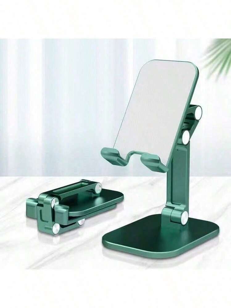 1pc Desktop Phone Stand, Portable, Height Adjustable & Foldable, Universal For Phone And Tablet - A - View 3