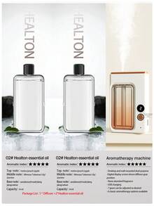 Value Gift Set! Wireless Portable Aromatherapy Diffuser With 7 Adjustable Settings, 6 Types Of 40ml Essential Oils For Easy Switching, USB-C Fast Charging + Digital Display Screen, Long-Lasting Fragrance All Day - D8K - View 25