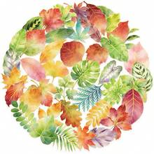 SCXXBSW 50pcs A Leaf Gold Foil Sticker Cool Anime Decorative Sticker Classic Gift Decoration Great Value Cute Cartoon Sticker Waterproof And Durable, Phone Case Decoration Can Be Stuck On Laptops, A Top Choice For Holiday Gifts - Multicolor - View 10