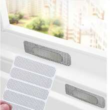 5/20/30/50pcs - Window Screen Repair Patch, Adhesive Repair Kit, Indoor Insect Fly Mosquito Screen Curtain Mesh, Screen Door Repair Patch. Mosquito-Proof Self-Adhesive Screen Repair Patch, Mesh Hole Repair Sticker, Mosquito-Proof Door Window Drainage Hole Patch. Window Screen Repair Patch, Drainage Outlet Patch. Sealing Strip. - Multicolor - View 6