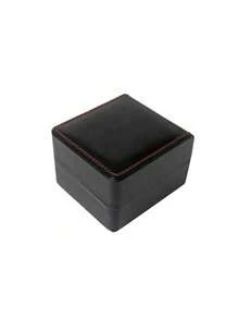 Black High-End Matte Watch Jewelry Storage Box Gift Box, Includes Sponge, Unisex, Light-Absorbing Velvet Sponge Spring Box, Black Watch Gift Box, Elegant Packaging Box, Perfect Gift, Harajuku Style Fashion Watch Gift Box, Student Gift Watch Gift Box, Watch Storage Box, Bracelet Watch Buddhist Beads Storage Box - Black - View 13