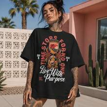 Women T-Shirts - 黑色 - 查看 5