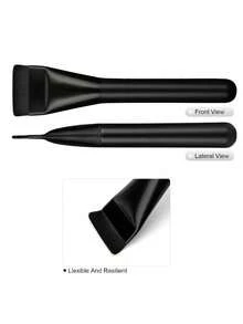 1pc New Flat Head Makeup Brush, Makeup Tool - Multicolor - View 2