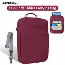 DANYCASE 平板電腦收納包手提包 11吋 13吋 適用 11 A16 10代 Air 5代 4代 10.9 9代 8代 7代 10.2 Pro 11 12.9 13 Kindle 鍵盤書套包 筆電包 - 玫紅色 - 查看 2