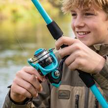 KecchKrezing Telescopic Fishing Rod And Reel Set, Complete Fishing Gear With Multiple Accessories And Storage Bag, Suitable For Lakeside Camping And Outdoor Use, Beginner Fishing Combo - Blue - View 3