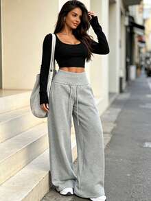 Women Sweatpants - Grey - View 8
