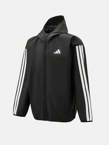 Adidas Men's M 3S WB Woven Hooded Jacket JE6325 - Black - View 1