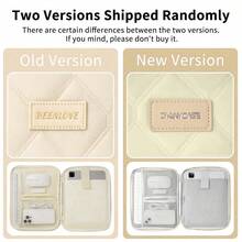 DANYCASE 11-13 吋平板電腦保護內袋 加厚便攜收納袋 適用 10th 11th 10.9 Pro 11 12.9 7th 8th 9th 10.2 - 米色 - 查看 3