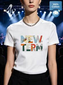 Women T-Shirts - 白色 - 查看 1