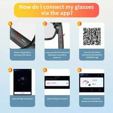 2026 New Unisex Smart Glasses, 100W Camera, Clear Image Without Shake, 260mAh Large Capacity Battery, With Flashlight Can Be Used As Flashlight, Camera Battery Life Up To 100 Minutes - View 10