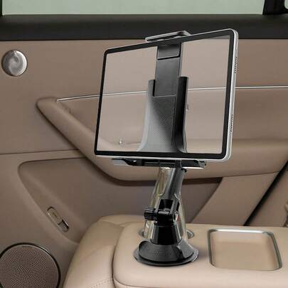 Soporte multifunción para portavasos de coche, soporte con clip para tableta/teléfono de coche, soporte giratorio para tableta en reposabrazos del asiento trasero, soporte para teléfono de coche, soporte para teléfono en portavasos de coche