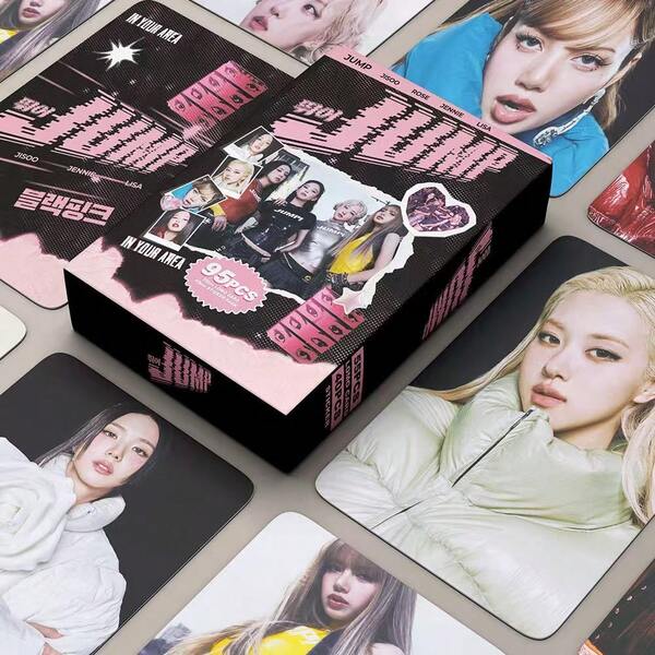 95PCS BP Various Album And Stage Designs Of All Four Members. The Stickers Are Waterproof, Scratch-Resistant And Residue-Free. Ideal For Collection, Desk Display, Journal Collage And Holiday Gifts, Very Popular Among BLINK Fans.