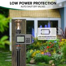 Programmable Smart Garden Hose Watering Timer With Drip Irrigation System And Rain Delay - A - View 3