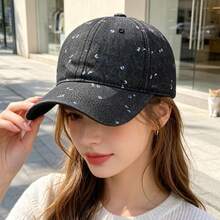 1pc Embroidered Baseball Cap, Breathable Thin Style, Truck Driver Unisex Outdoor Sun Hat, Suitable For Spring/Summer. Student & Couple Gift.,Holiday,Festival - Floral Pattern In 3 Colors - View 14