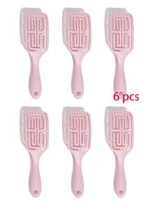 1 chiếc lược thiết kế rỗng, dùng được khi tóc ướt và khô - Nhiều màu - Xem 16