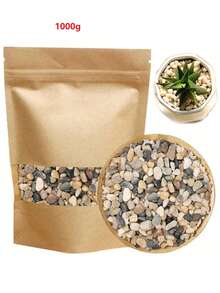 Natural River Stone Mixed Color Pebbles Aquarium Bottom Sand Small Garden Stones Soil Cover, Suitable For Fish Tank, Landscape, Vase Filler, Succulents, Air Plants, Cactus, Terrarium Plants - View 11