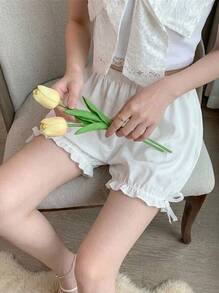 Dreamivo 1条女式短裤，防窥防滑透气，颜色随机发货 - 白色 - 查看 2