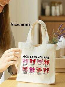 5/10pcs Mini/S/M/L Size Reusable Cute Rabbit Bow Heart Pattern Canvas Gift Bags Party Favor Bags Set, Birthday Party Kids Theme Party Gift Bags Baby Shower Back To School Graduation Party Theme Party Thanksgiving Christmas Anniversary Party Gift Packaging Bags Essential - View 31